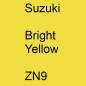 Preview: Suzuki, Bright Yellow, ZN9.